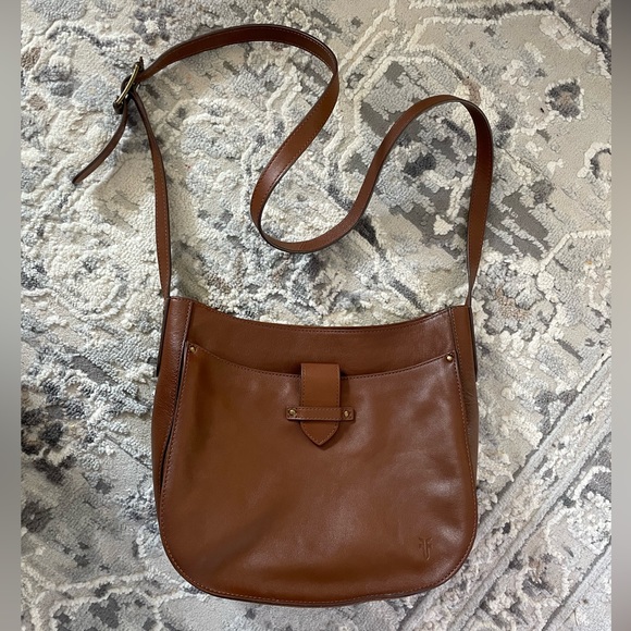Frye Handbags - Frye | Olivia | Large Brown Crossbody Bag Purse - Like New!